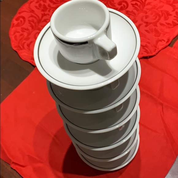 Vintage porcelains Veracruz Brazil espresso 6 set - Picture 8 of 8